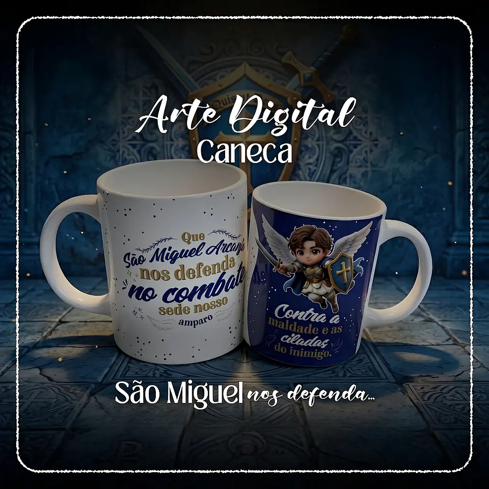 São Miguel Arcanjo 2026 (Nos Defenda) - Caneca 1