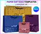 Moldes de Sacolas de Presente - Thumbnail 3