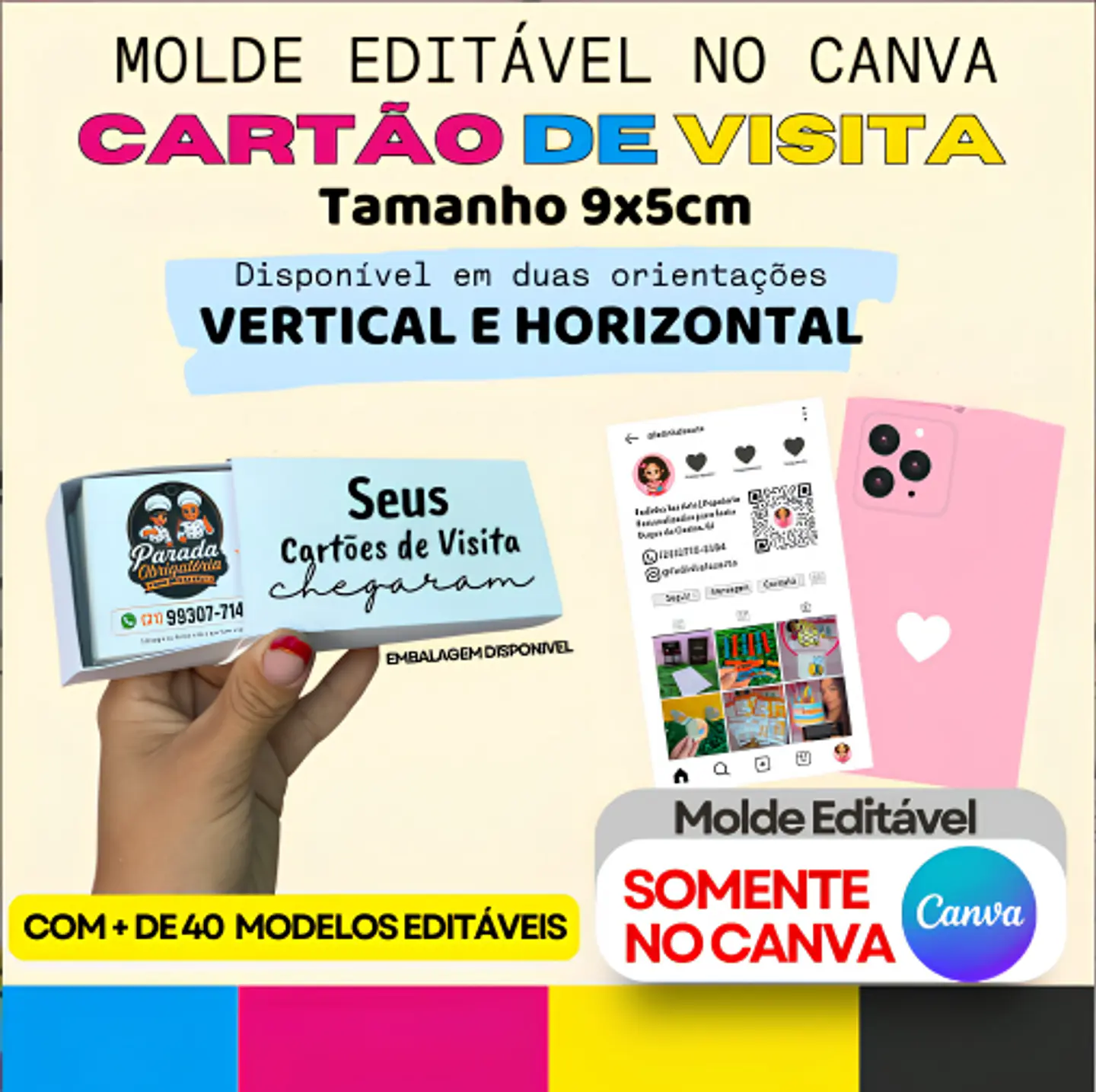 Cartão de Visita 9x5cm 1