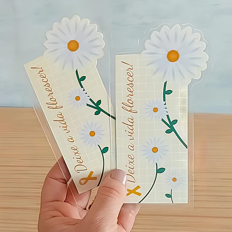 Marcador de Páginas Florescer - Setembro Amarelo