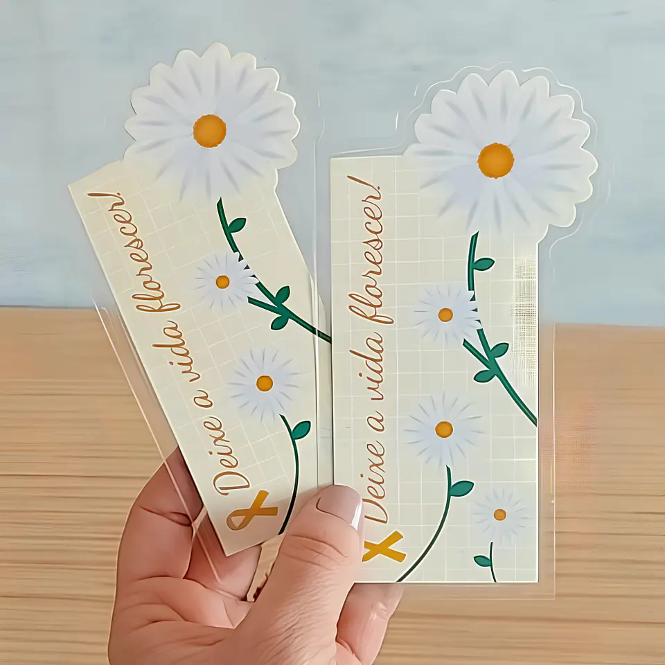 Marcador de Páginas Florescer - Setembro Amarelo 1