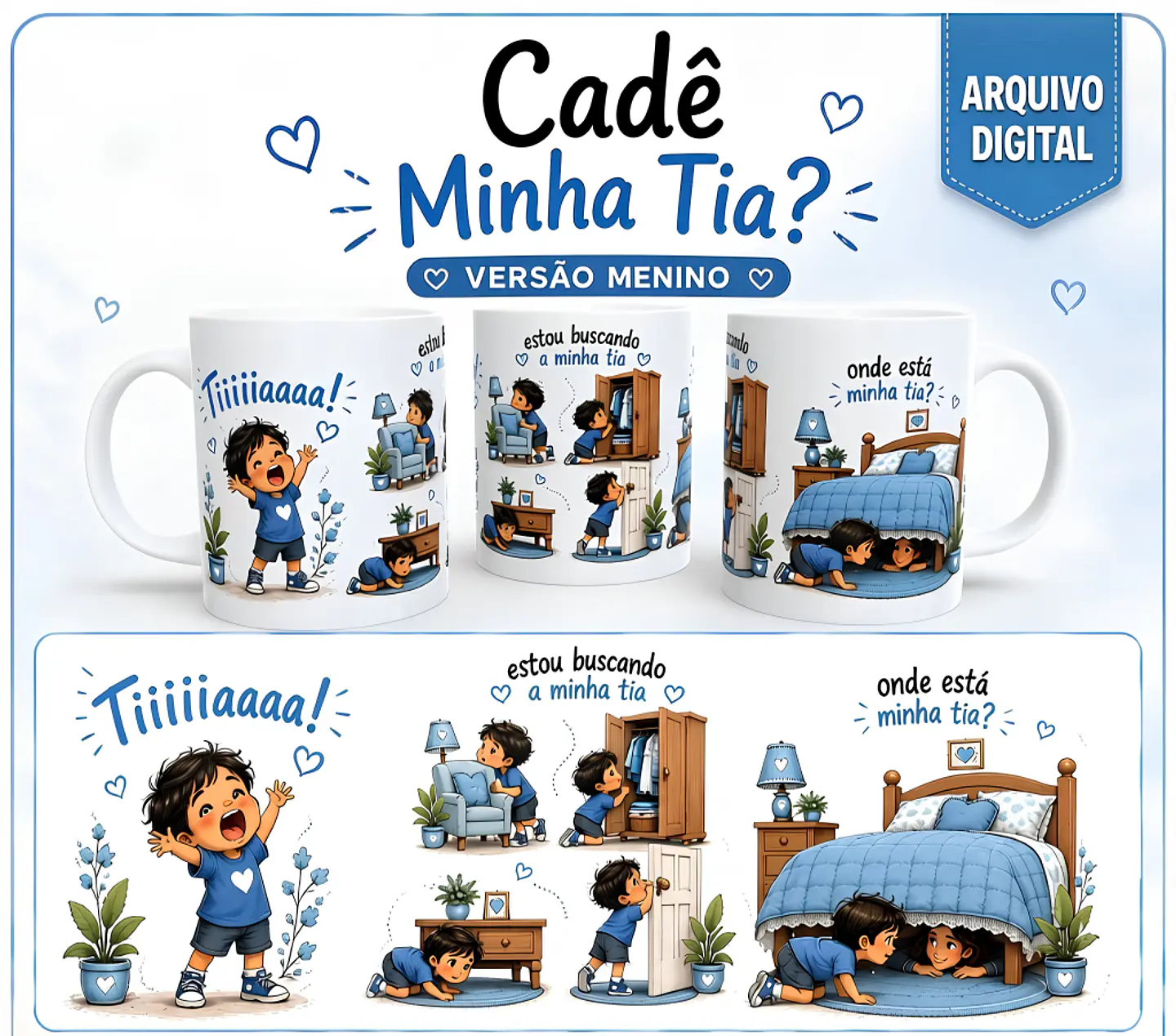 Cadê a Minha Tia? - Canecas 1