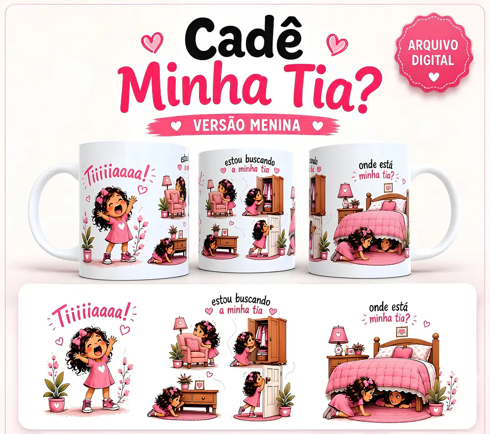 Cadê a Minha Tia? - Canecas 2