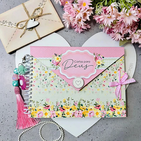Caderno Envelope Cartas para Deus - Doce Primavera