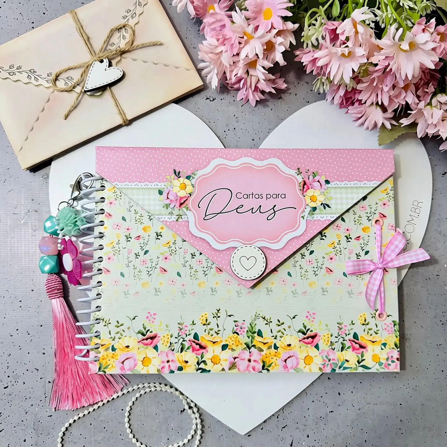 Caderno Envelope Cartas para Deus - Doce Primavera 2