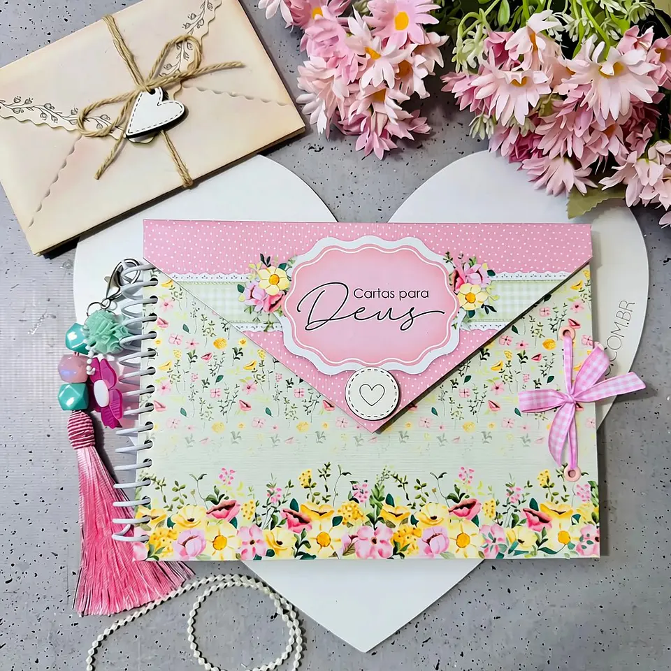 Caderno Envelope Cartas para Deus - Doce Primavera 2