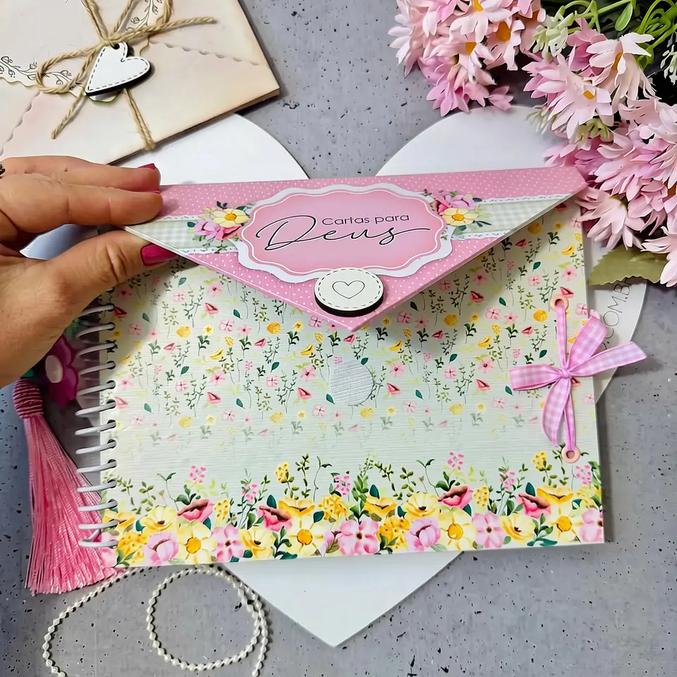 Caderno Envelope Cartas para Deus - Doce Primavera 3