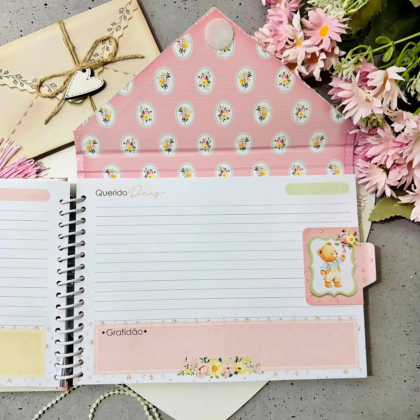 Caderno Envelope Cartas para Deus - Doce Primavera 8