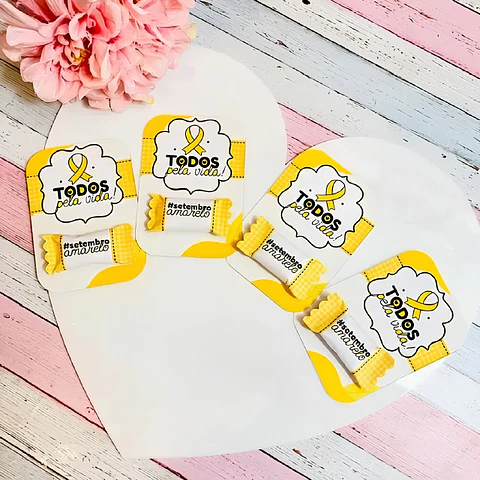 Cartão para Bala - Setembro Amarelo
