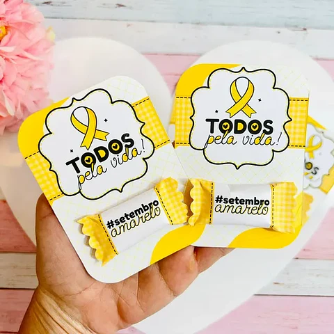 Cartão para Bala - Setembro Amarelo
