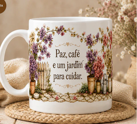 Coleção Flores - Canecas