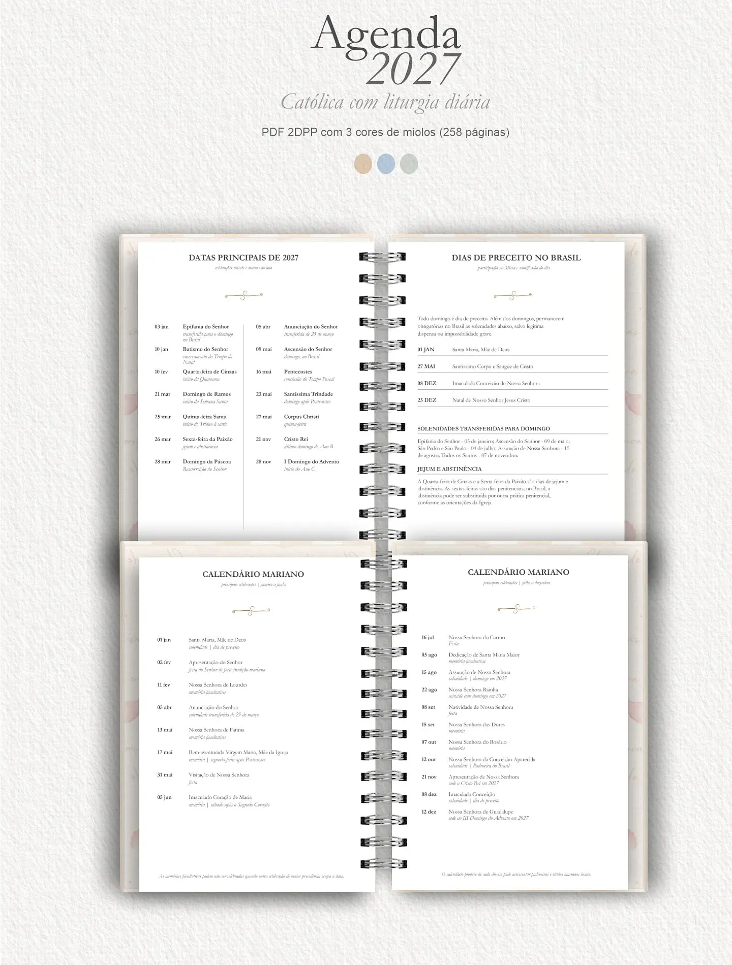 Agenda Liturgia Diária 2DPP 2027 4