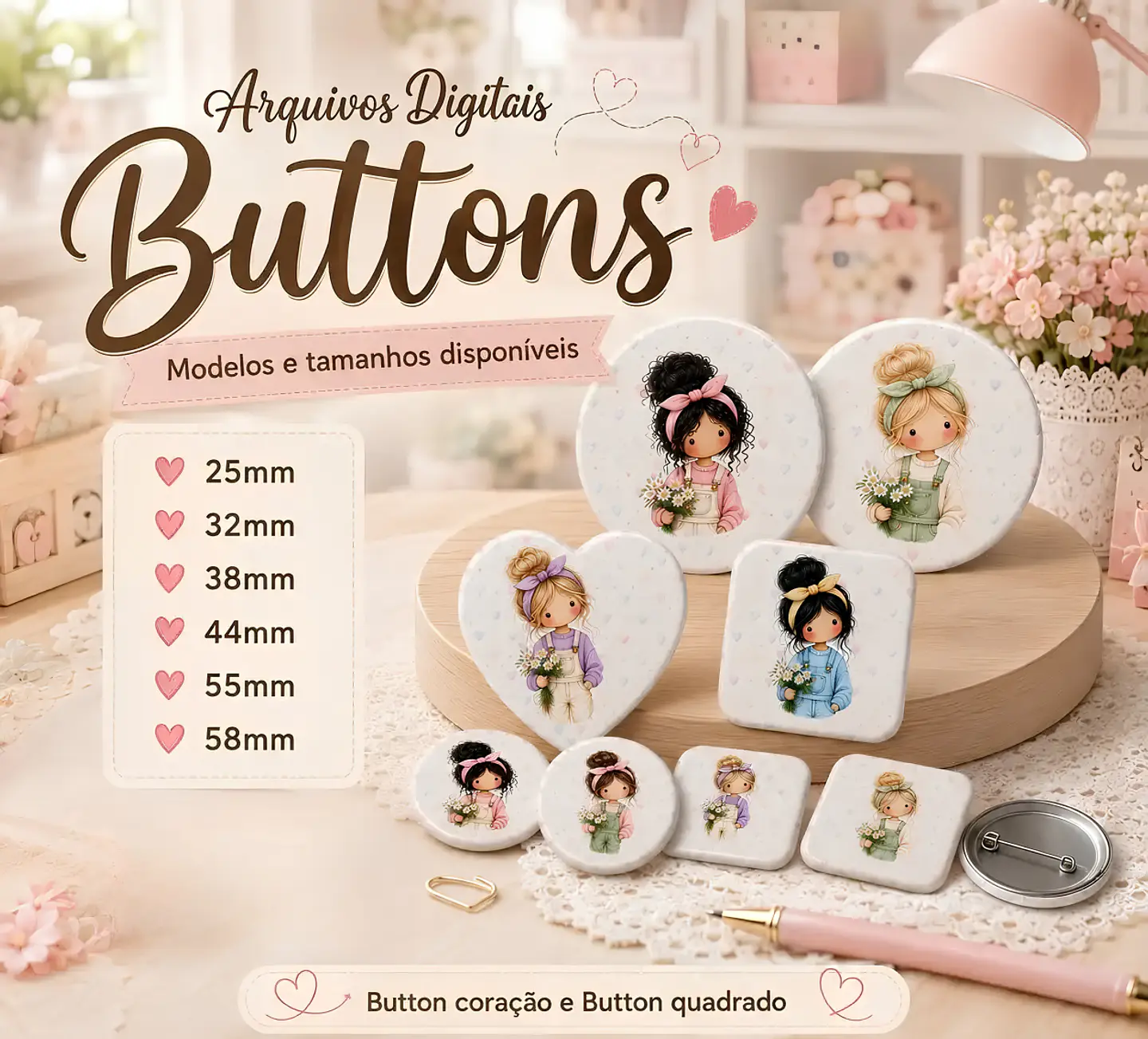 Bottons - Meninas Teen 1
