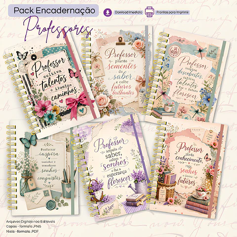 Pack Professores N1 - Encadernação