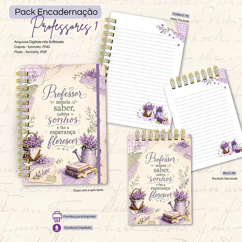 Pack Professores N1 - Encadernação 2
