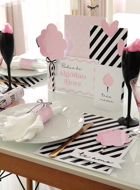 Bodas de Algodão Doce (3 Meses)