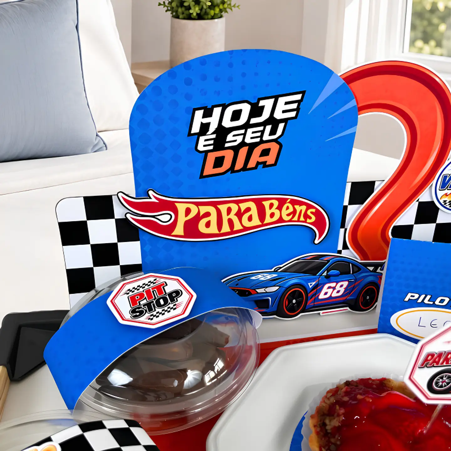 Kit Café da Manhã - Hot Wheels 3