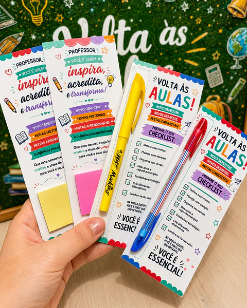 Card Caneta e Sachê Café - Dia dos Professores