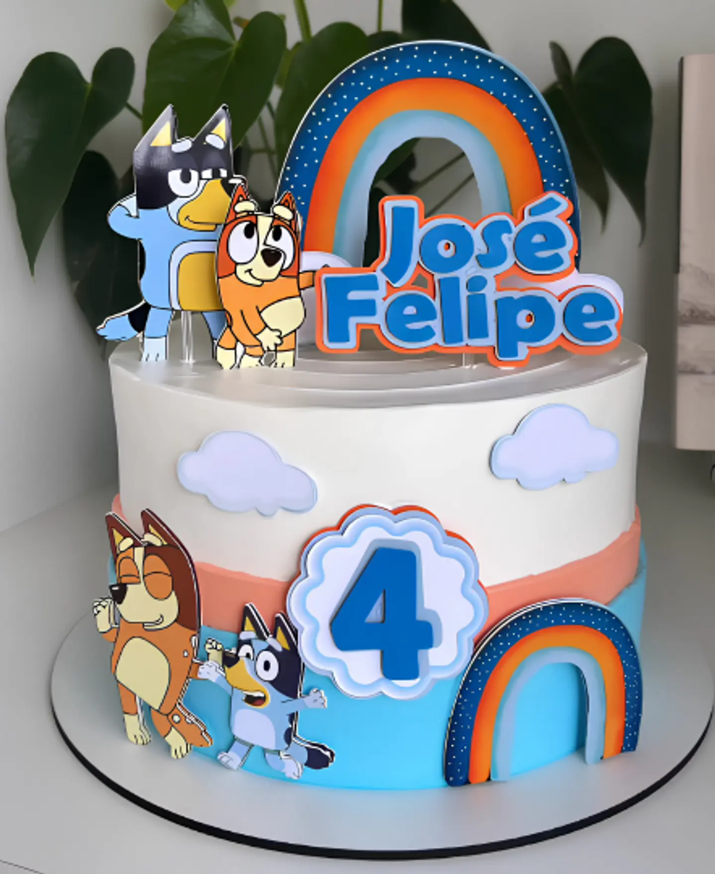 Topo de Bolo - Bluey 1