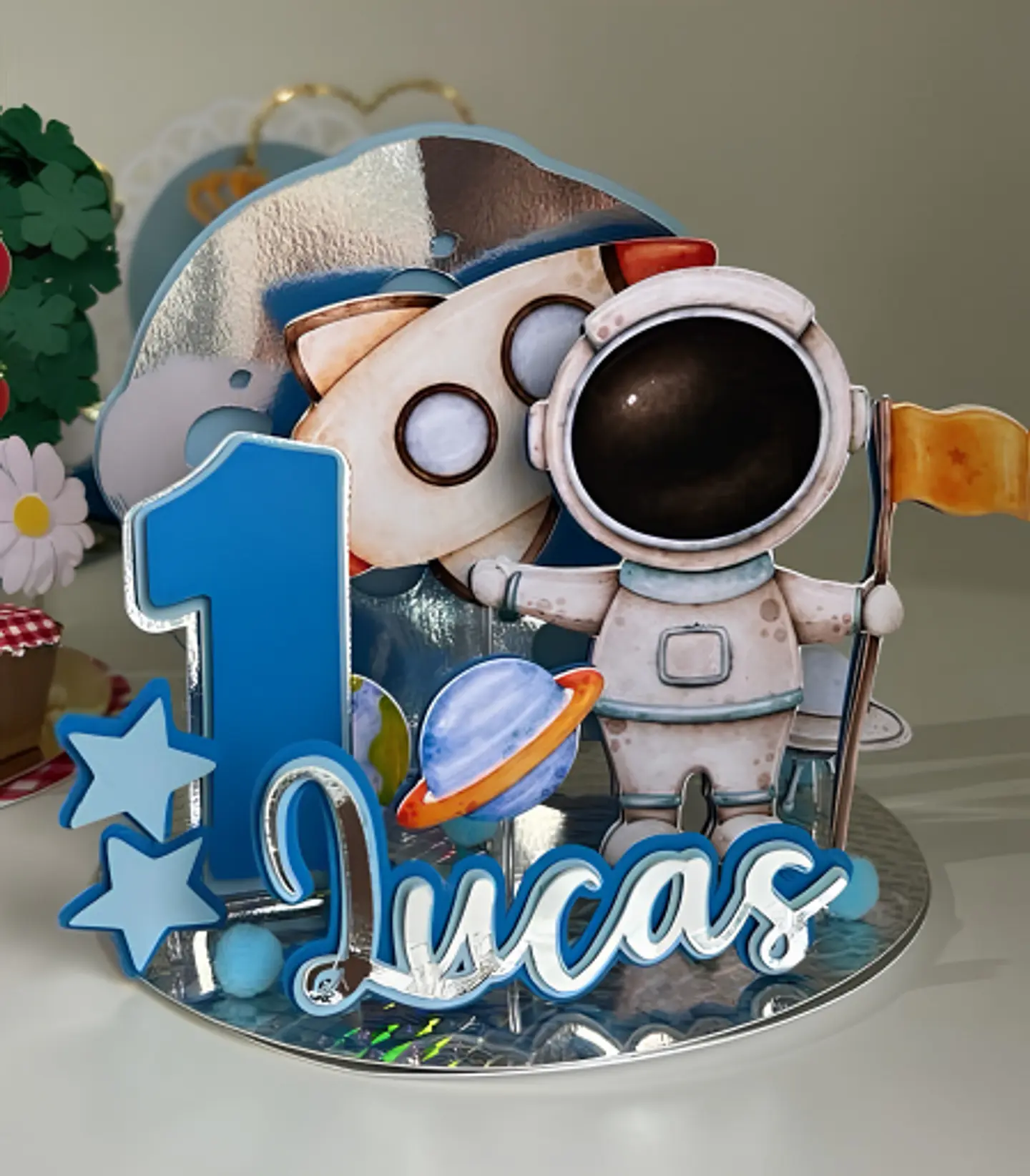 Topo de Bolo - Astronauta 1