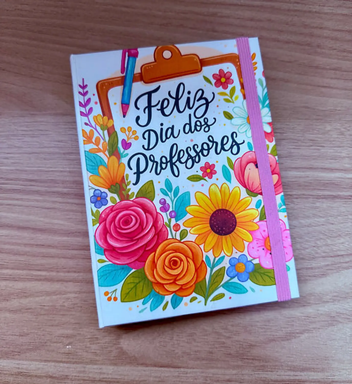 Coleção Dia dos Professores Floral - Encadernação 2