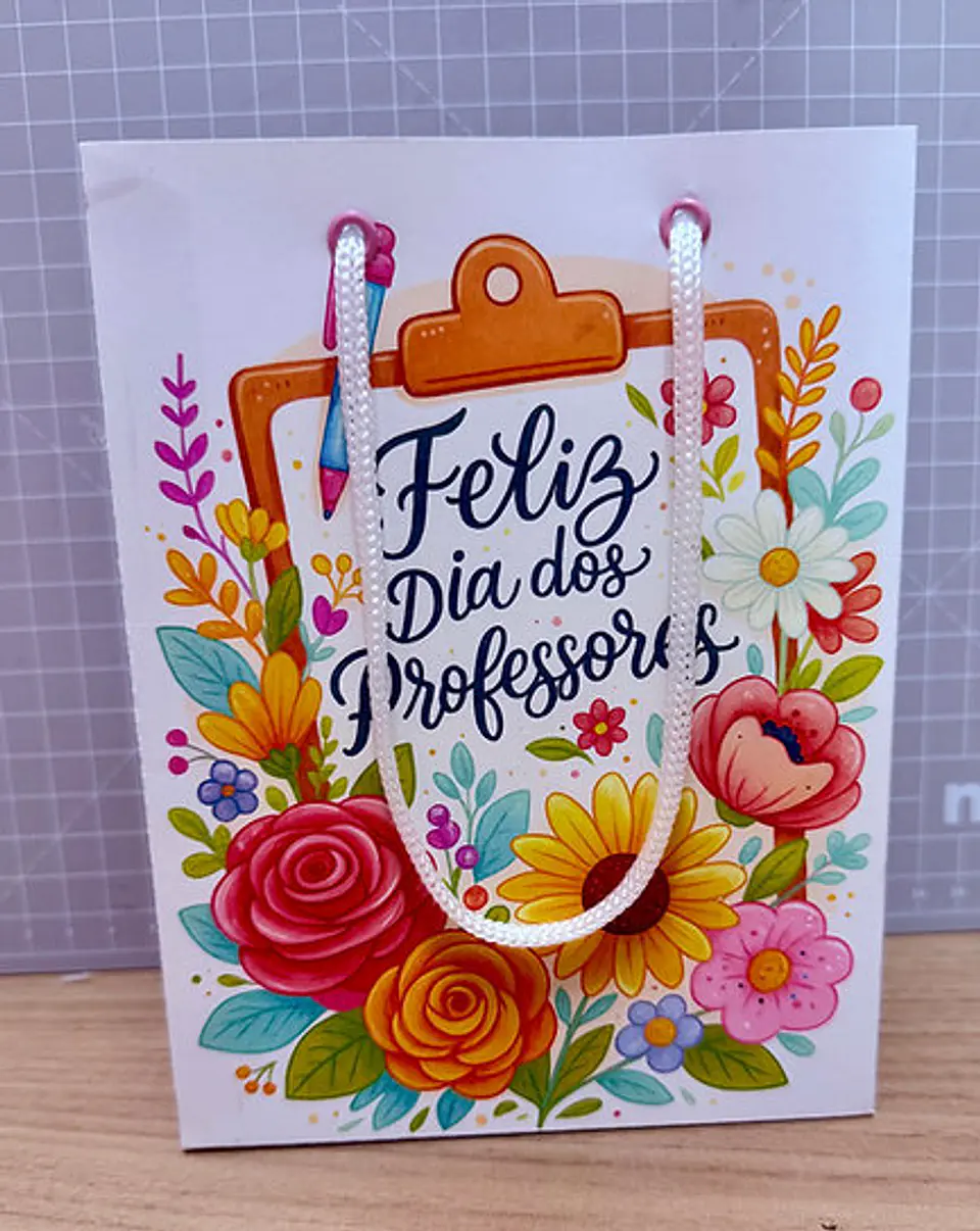 Coleção Dia dos Professores Floral - Encadernação 4