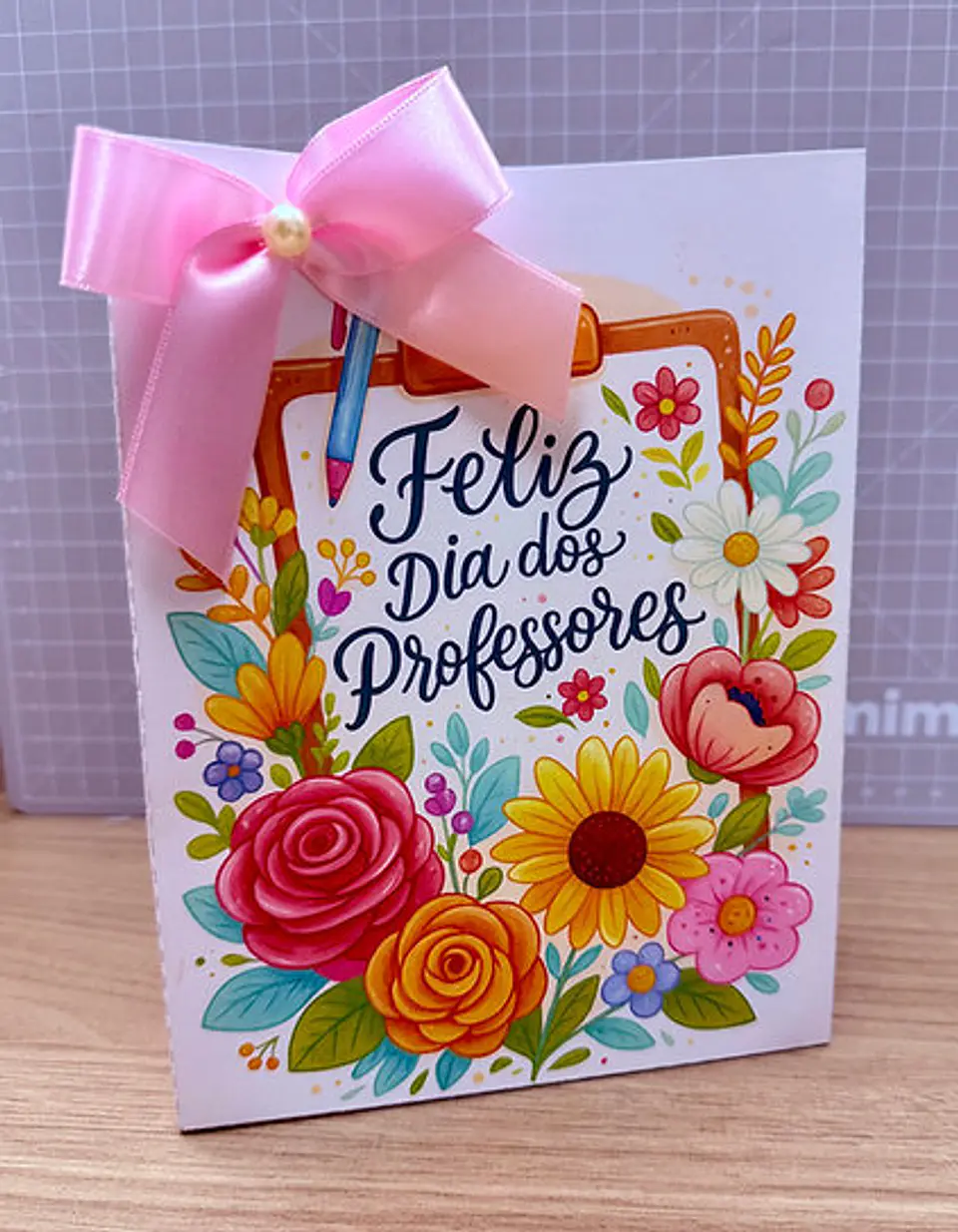 Coleção Dia dos Professores Floral - Encadernação 6