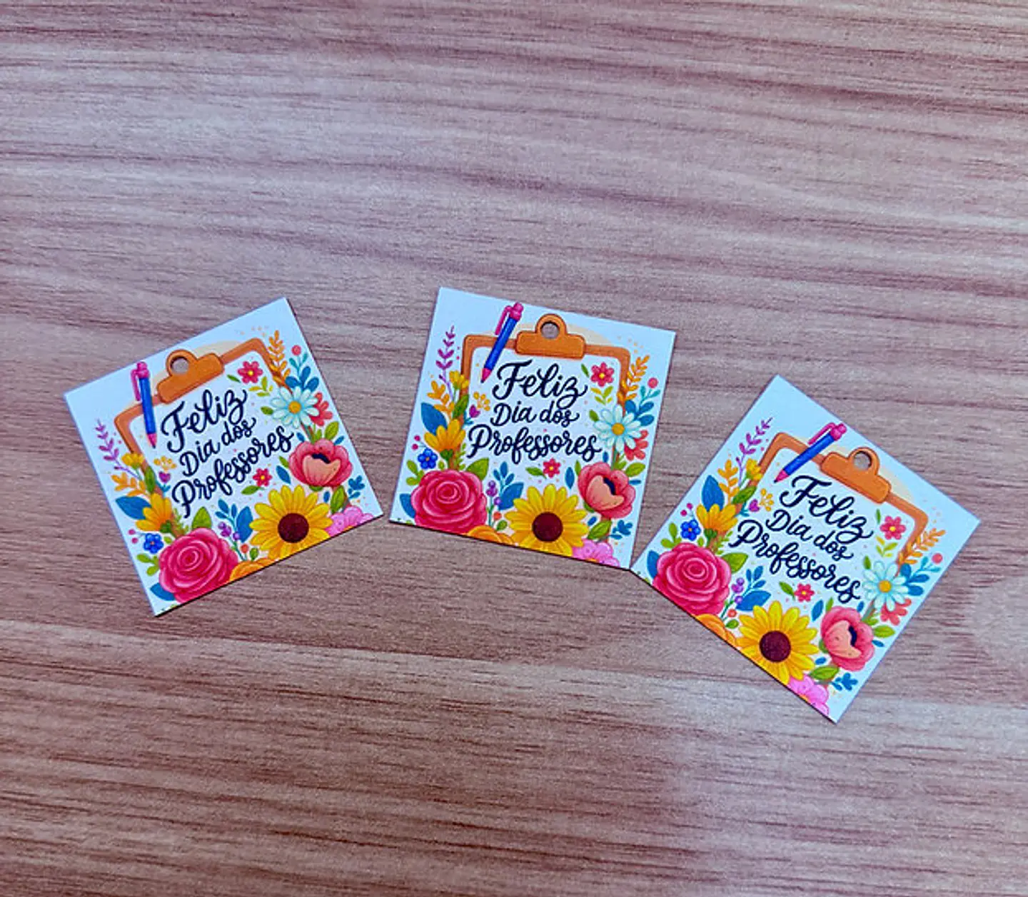 Coleção Dia dos Professores Floral - Encadernação 7