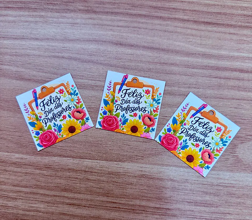 Coleção Dia dos Professores Floral - Encadernação 7