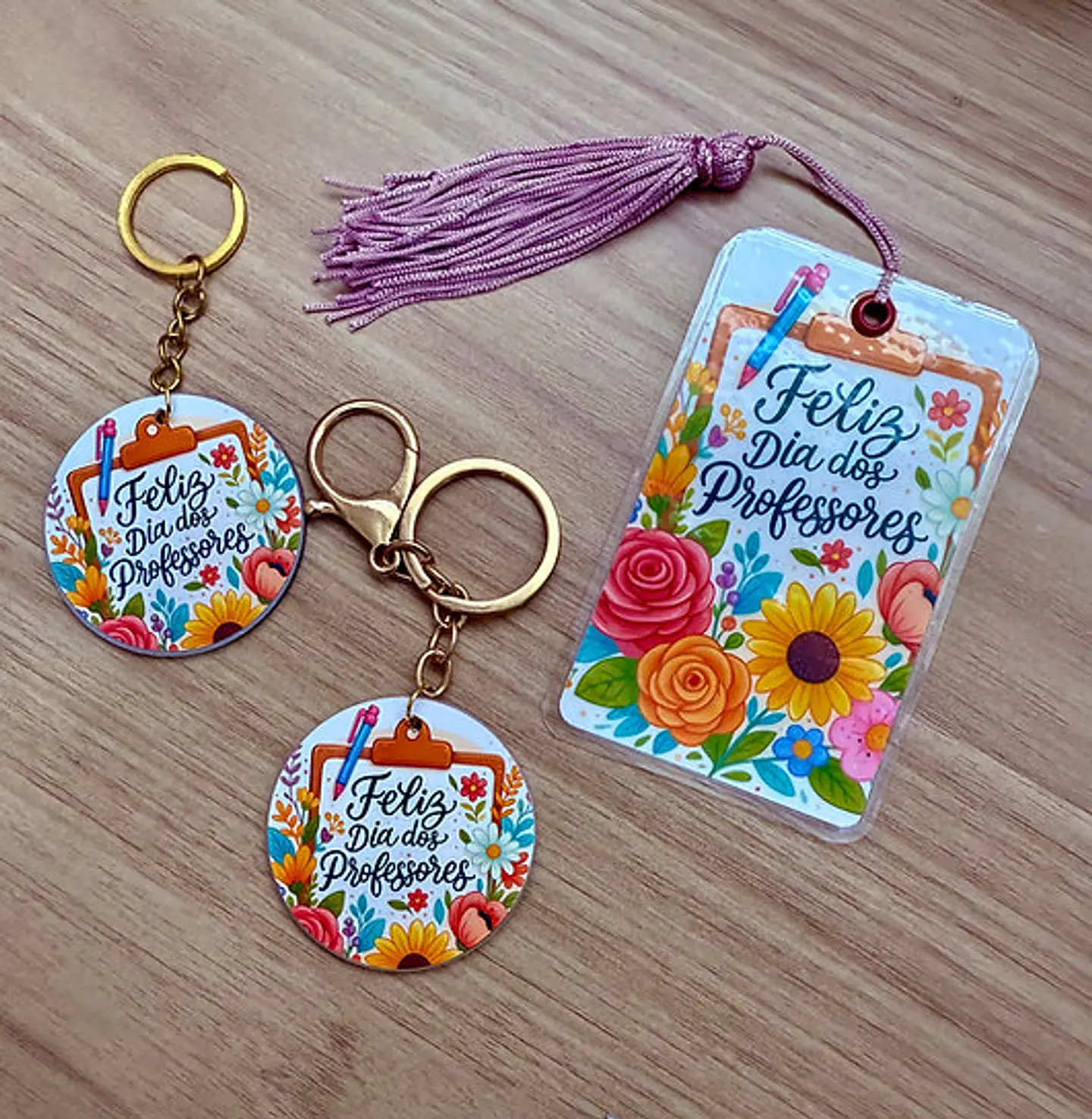 Coleção Dia dos Professores Floral - Encadernação 8
