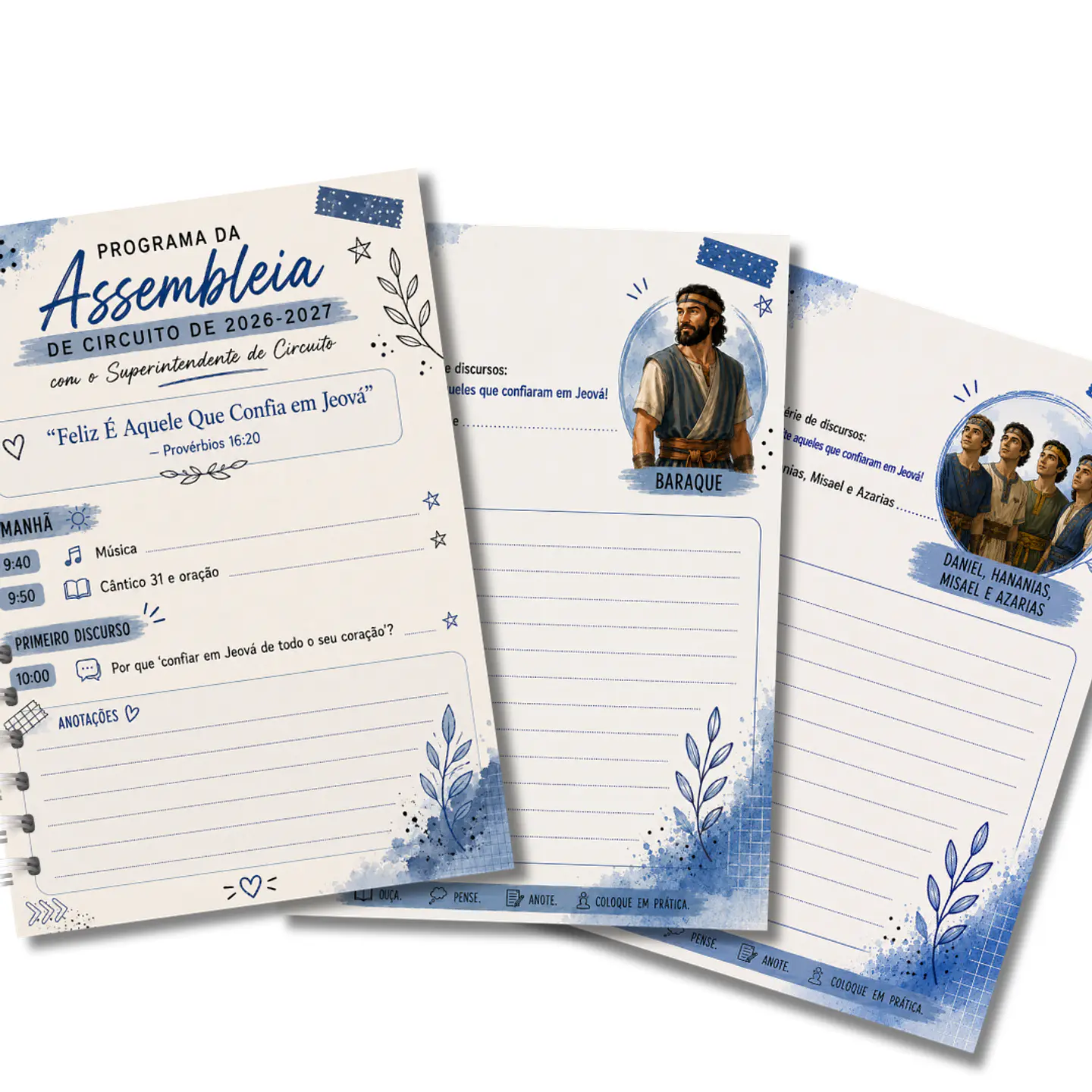 Caderno Teen Masculino para as Assembleias 2026-2027 5