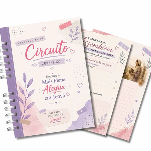 Caderno Teen Feminino para as Assembleias 2026-2027