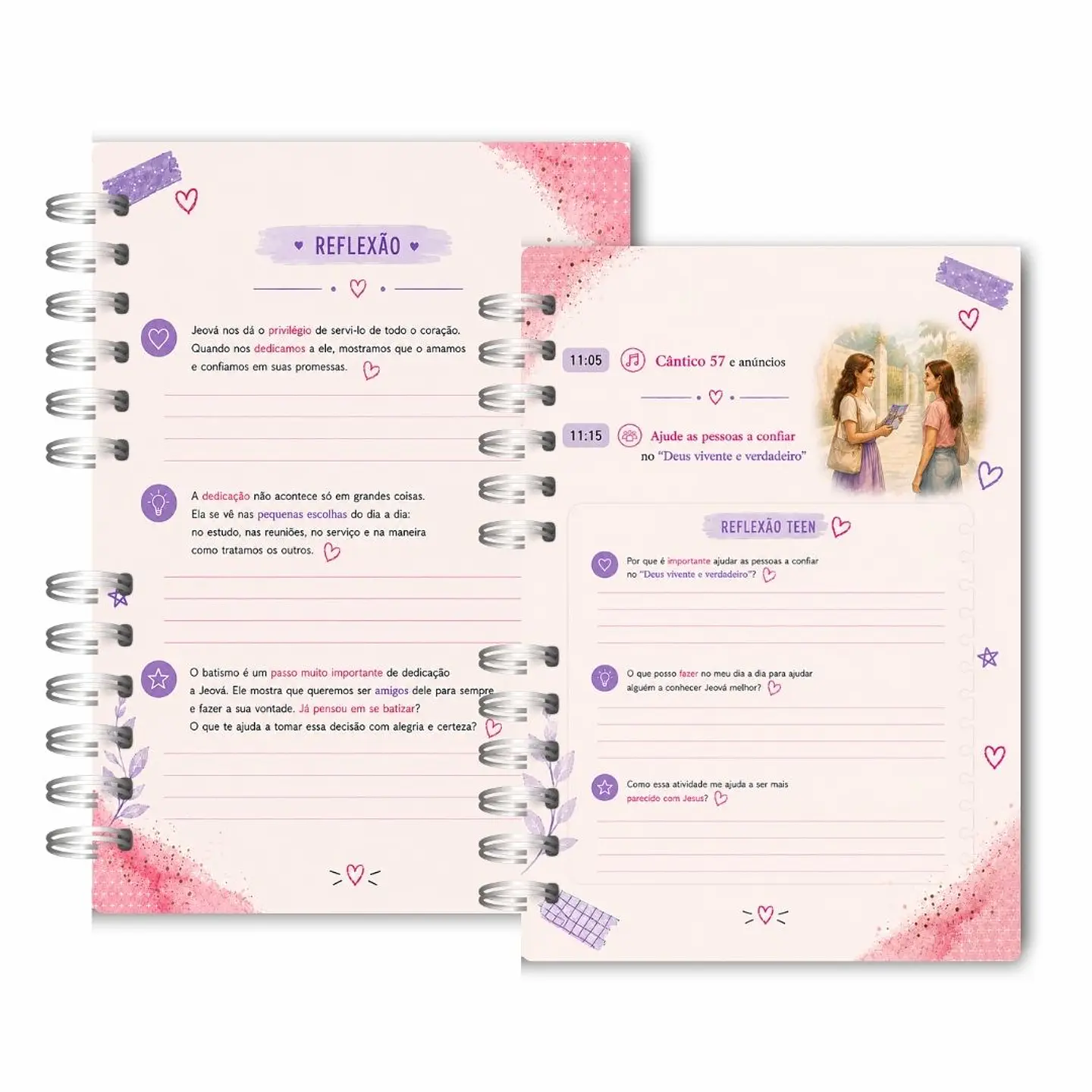 Caderno Teen Feminino para as Assembleias 2026-2027 6