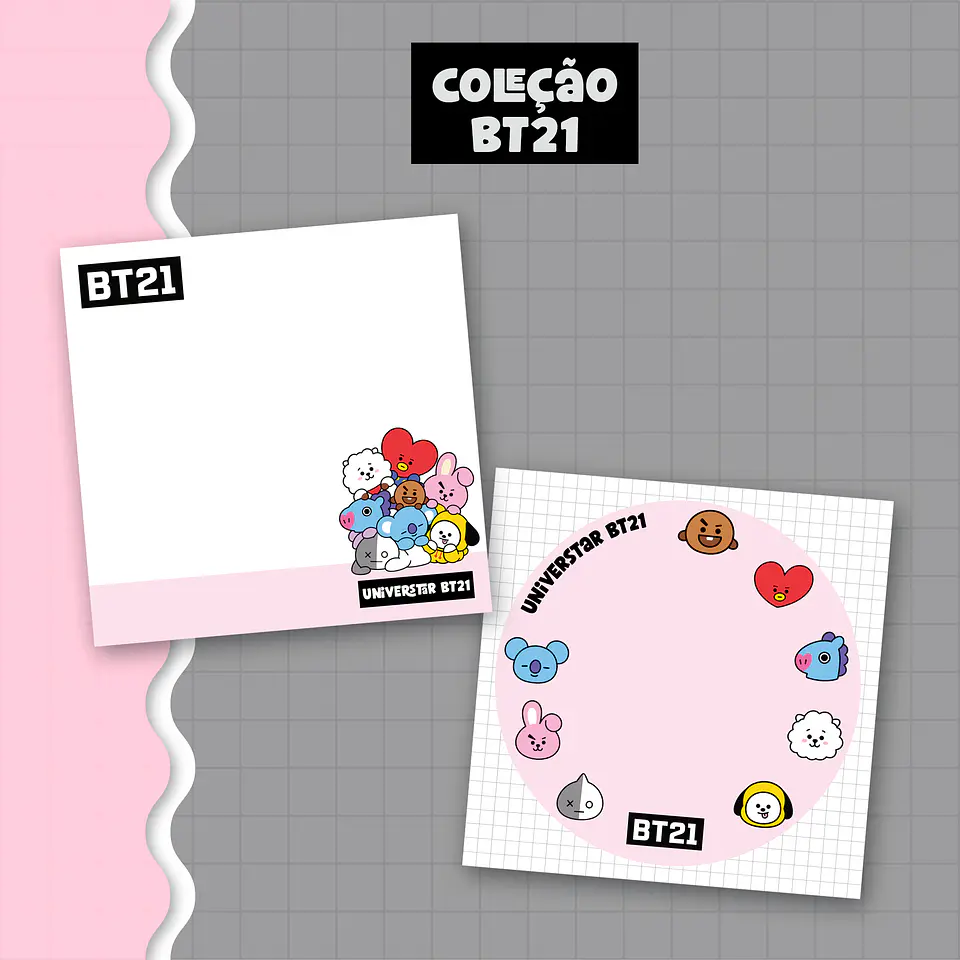 Coleção BT21 - Encadernação 3