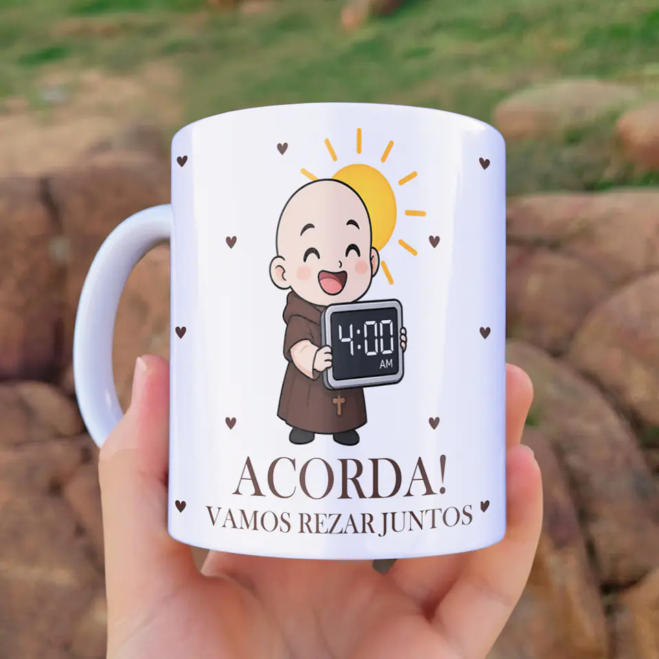 Frei Gilson e São Miguel Arcanjo - Canecas 2