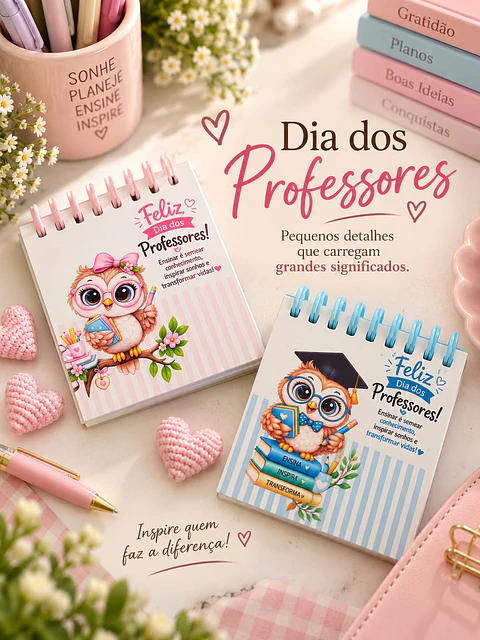 Coleção Professores Corujas 2026 - Encadernação