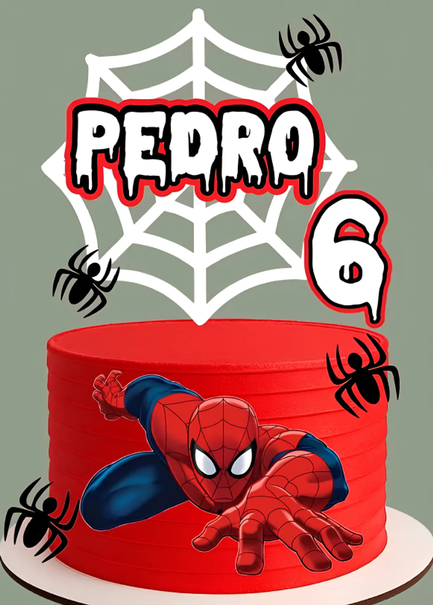 Topo de Bolo - Homem Aranha 1