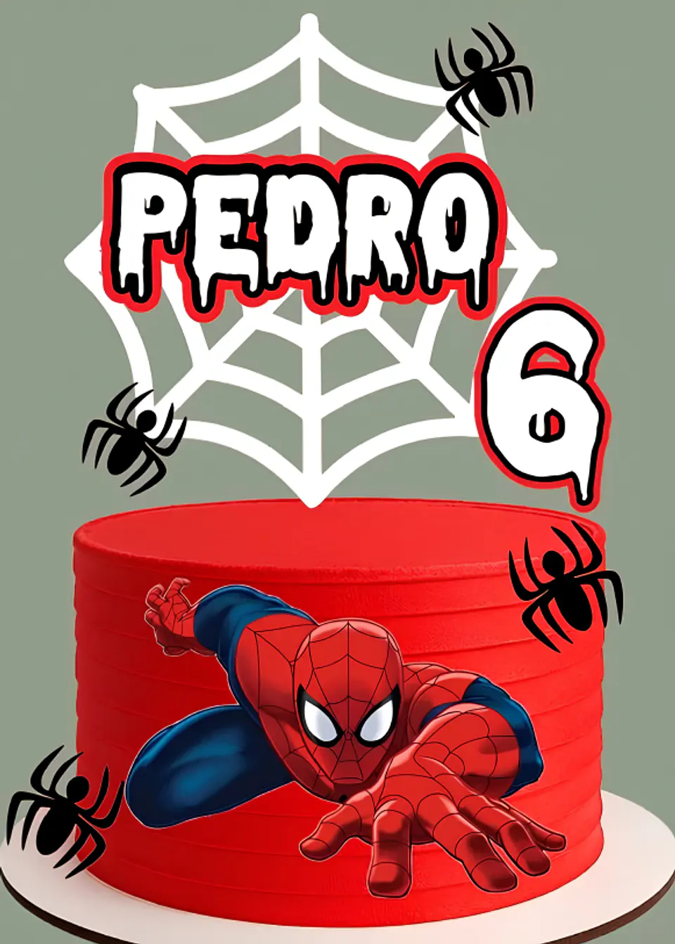 Topo de Bolo - Homem Aranha 1