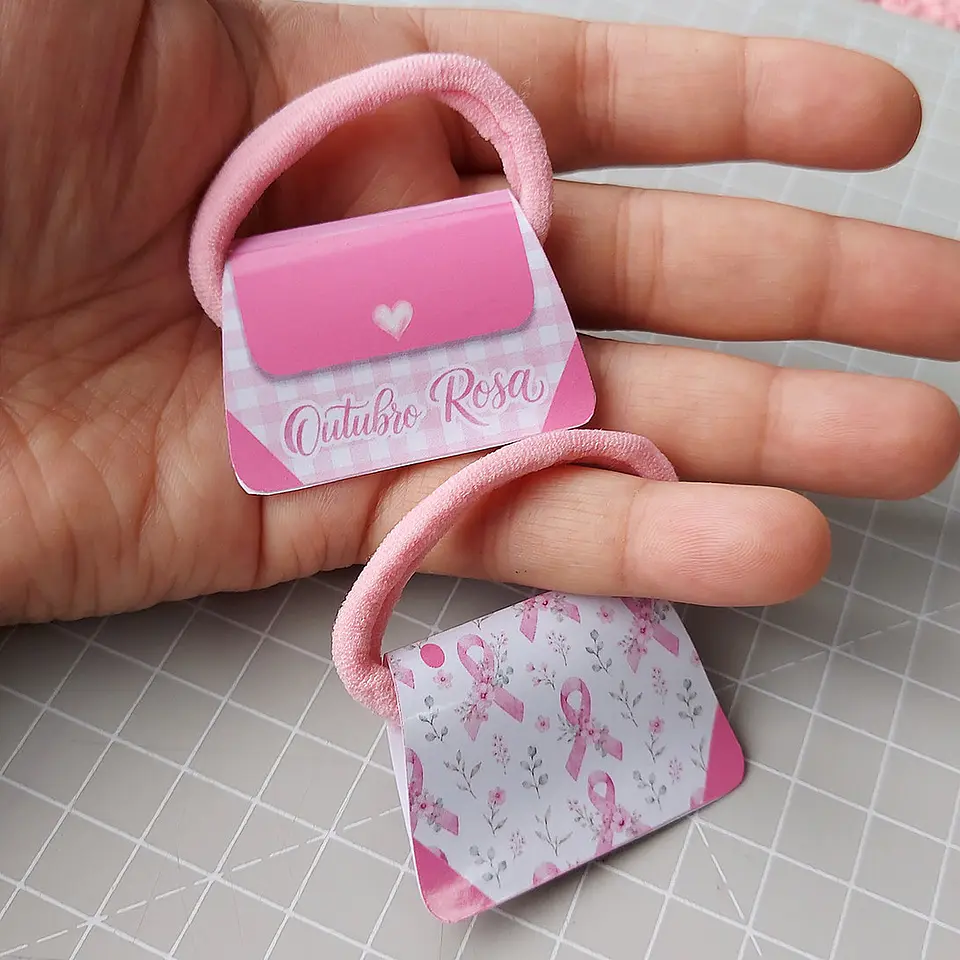 Tag Bolsa para Xuxinha - Outubro Rosa 1