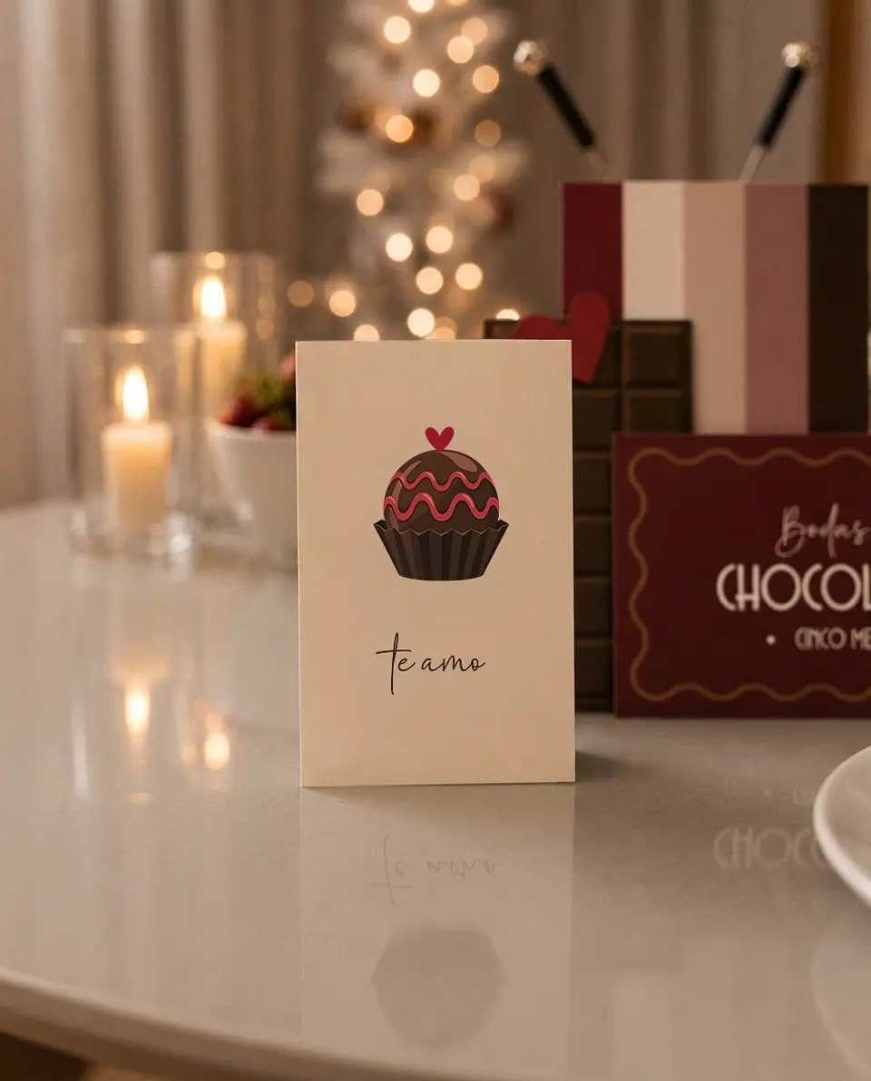 Bodas de Chocolate (5 Meses) - Arquivo de Corte 3