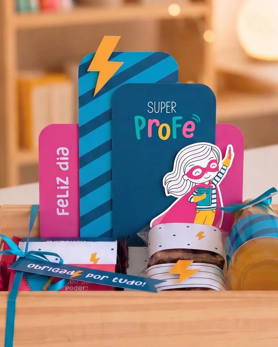 Cesta - Super Profe (Feminino) 5
