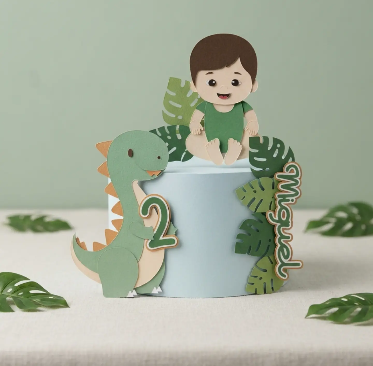 Topo de Bolo - Dino 1