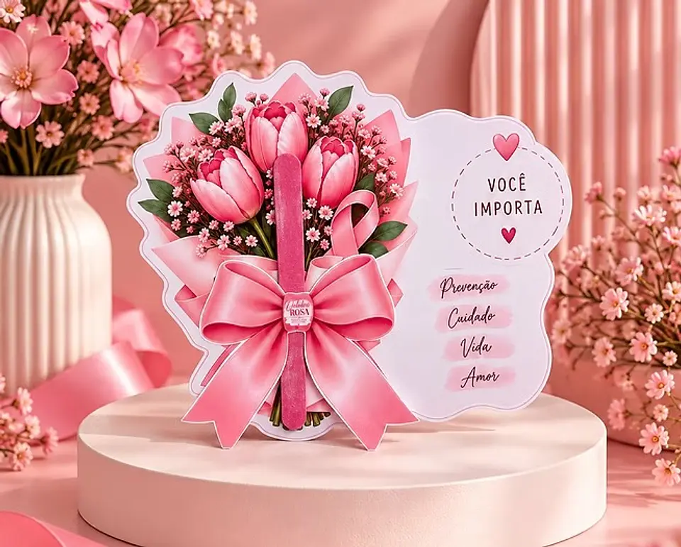 Coleção Outubro Rosa - Arquivo de Corte 8