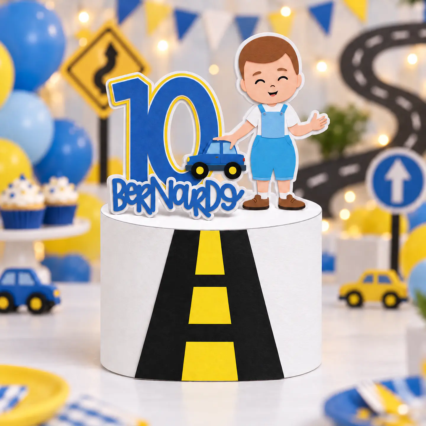Topo de Bolo - Carrinho 1