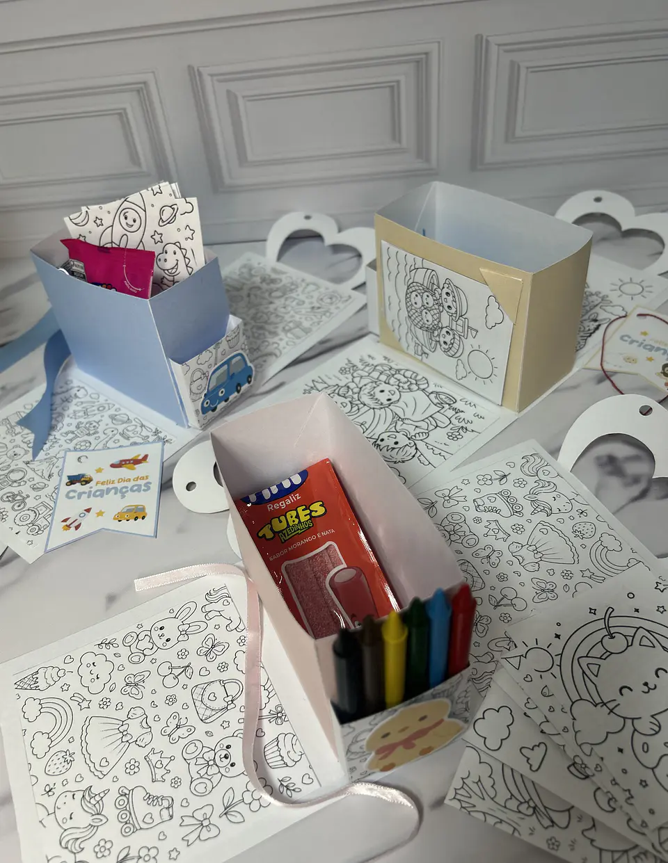 Caixinhas de Colorir - Dia das Crianças 10