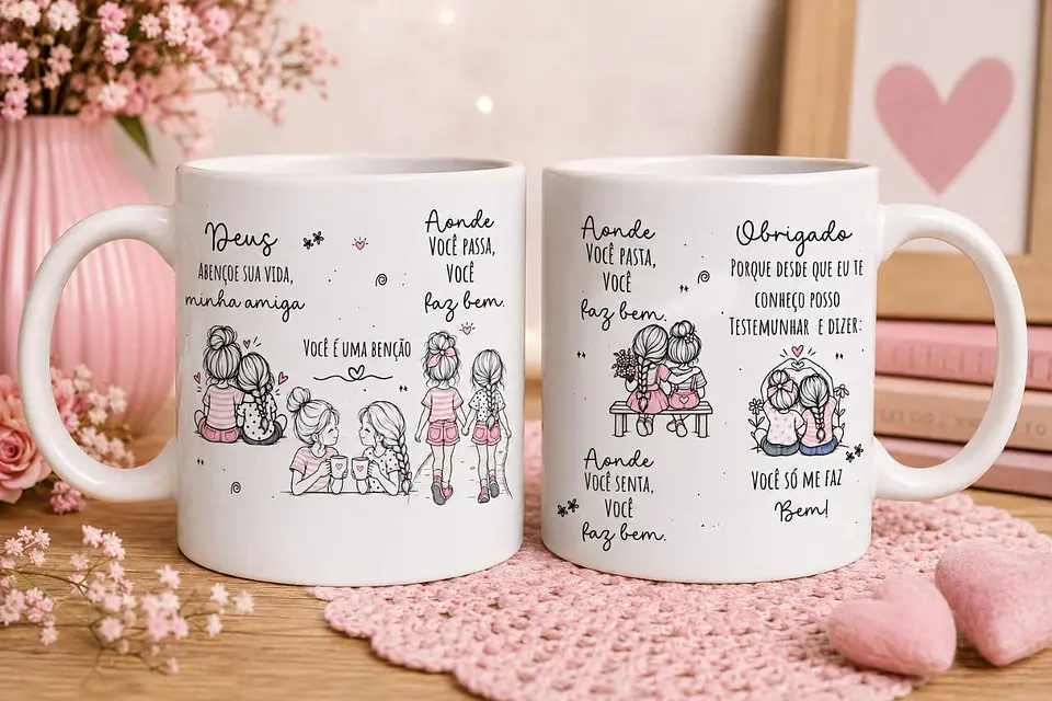 Querida Amiga - Caneca 1