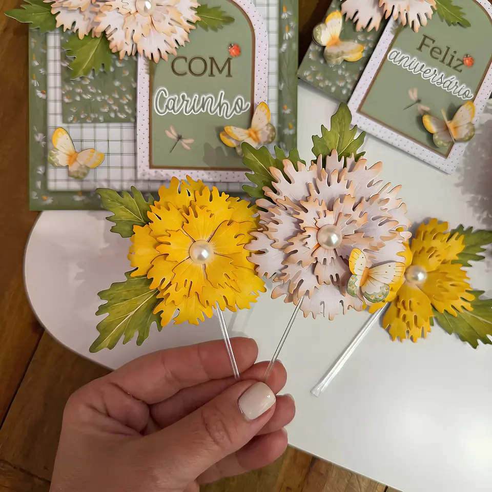 Cartão Flor - Margaridas 2