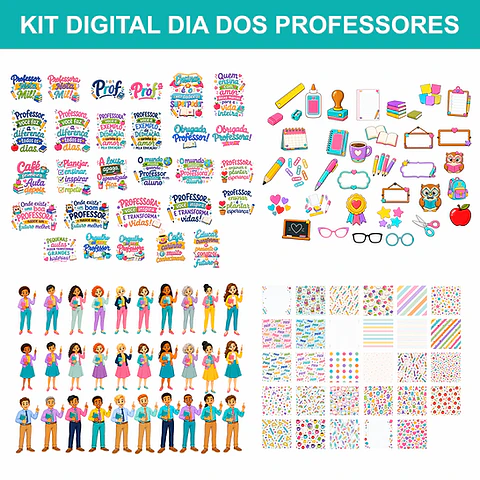 Dia dos Professores 2026 - Kit Digital