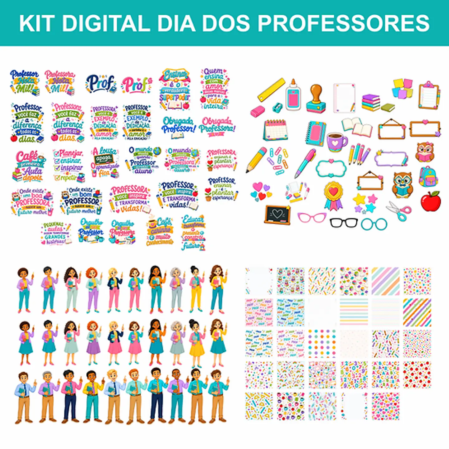 Dia dos Professores 2026 - Kit Digital 1