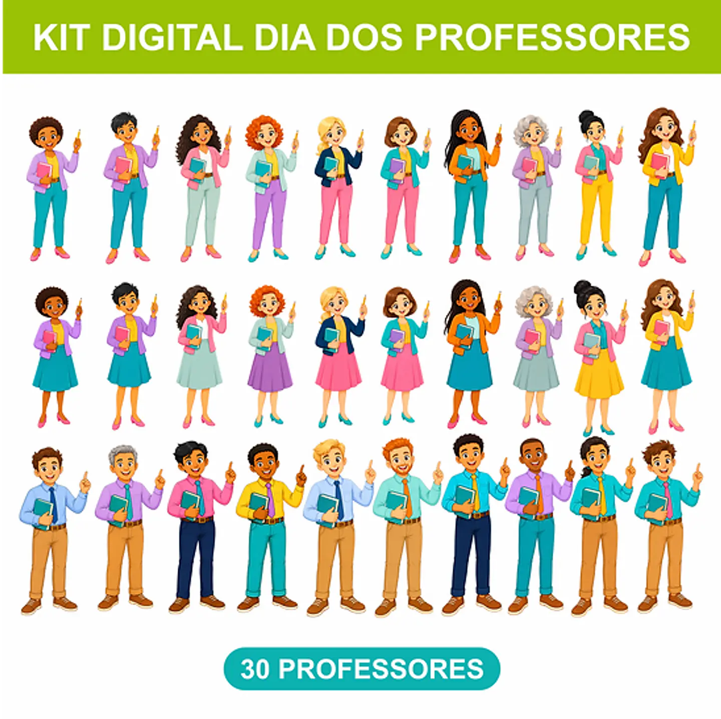 Dia dos Professores 2026 - Kit Digital 4